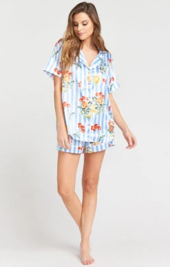 Show Me Your Mumu Slumber PJ Set ~ Fruit Basket Stripe -Show Me Your Mumu Sales 09d5123f12984a72475e71018c1946b2