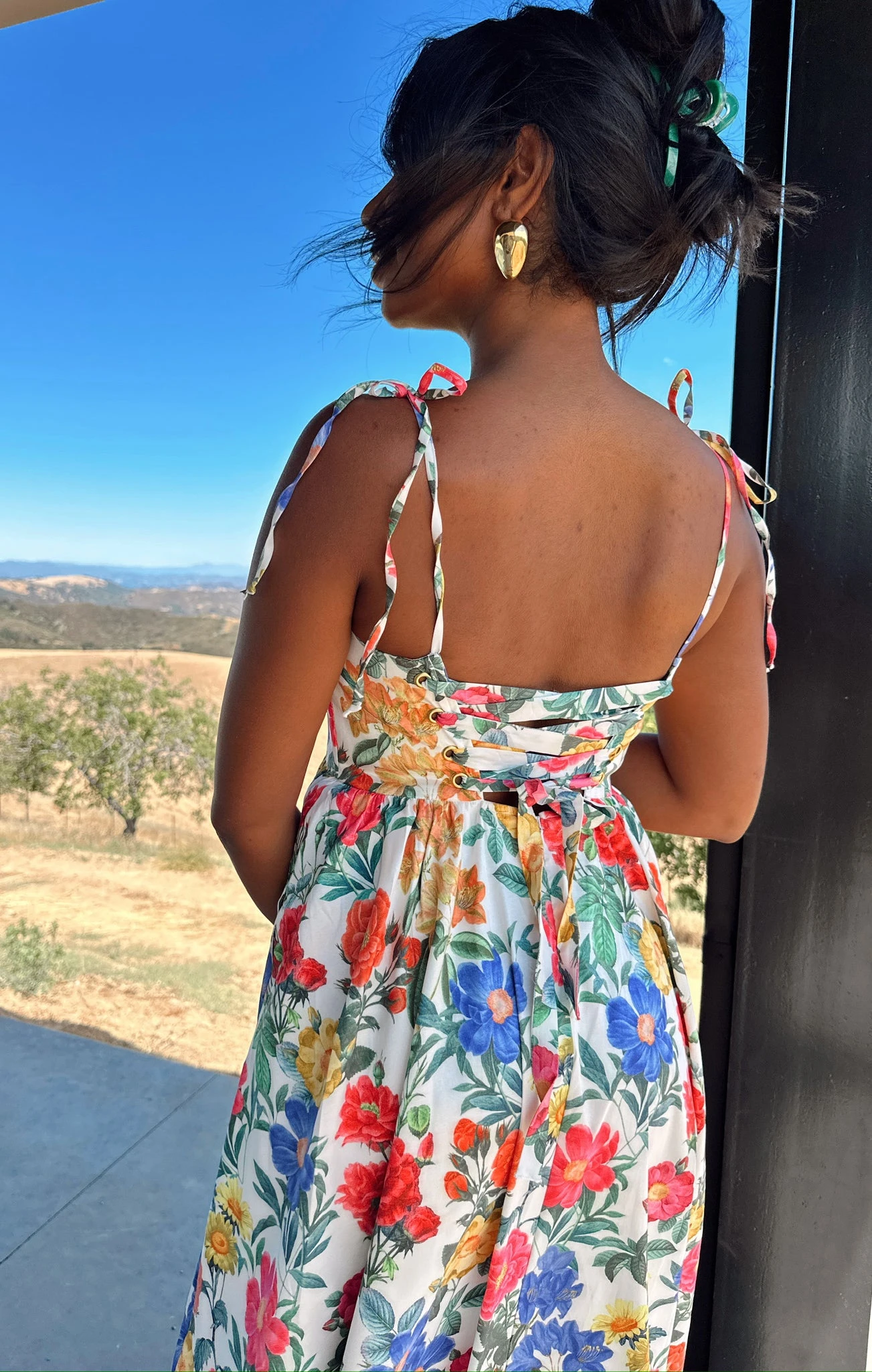 Show Me Your Mumu Juliet Maxi Dress ~ Charm Peony White Taffeta 4 Show Me Your Mumu Juliet Maxi Dress ~ Charm Peony White Taffeta - Image 2