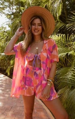 Show Me Your Mumu Blake Button Up ~ Sunset Daiquiri