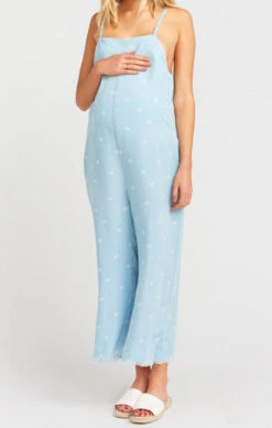 Show Me Your Mumu Mama T Overalls ~ Palm Tree Chambray -Show Me Your Mumu Sales 395bc8e58c35d0e78de23d5eda4124e6