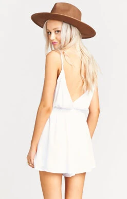 Show Me Your Mumu Olympia Romper ~ White Crisp -Show Me Your Mumu Sales 49492bd30511d0d84f6f8c1c6811762a