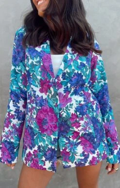 Show Me Your Mumu Ezra Blazer ~ Magenta Blooms