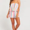 Show Me Your Mumu Thelma Romper ~ Rainbow Stripe Linen -Show Me Your Mumu Sales 6deb72fb10e828b79752371c4ce4950f
