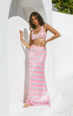 Show Me Your Mumu RSVP Skirt ~ Checkered Sequin 9 Show Me Your Mumu RSVP Skirt ~ Checkered Sequin -Show Me Your Mumu Sales 724A7063