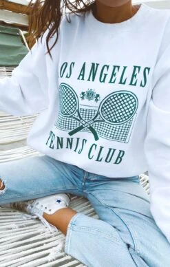 Show Me Your Mumu Stanley Sweatshirt ~ LA Tennis Club Graphic -Show Me Your Mumu Sales 7B40C9F4 C178 423B BD5A 2FEEDD2D6C602