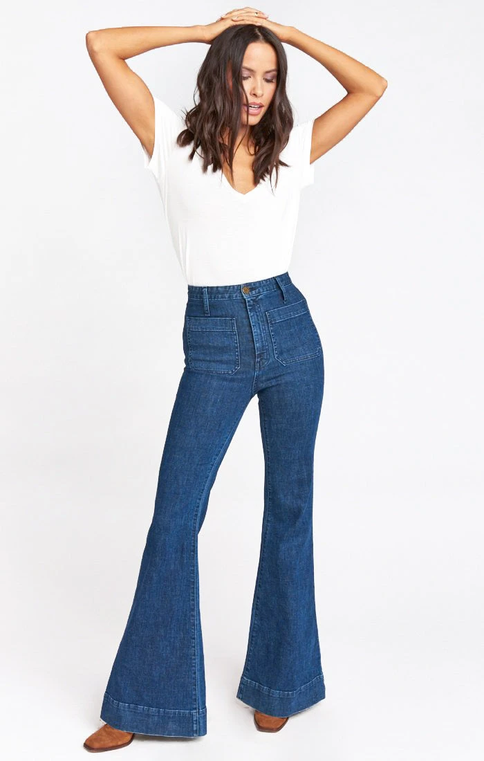 Show Me Your Mumu Farrah Trouser Flare Regular ~ Downpour 4 Show Me Your Mumu Farrah Trouser Flare Regular ~ Downpour - Image 2