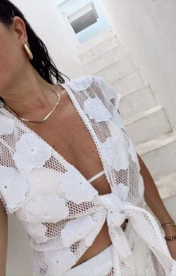 Show Me Your Mumu Washed Ashore Top ~ Wildflower Mesh