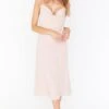 Show Me Your Mumu Verona Cowl Dress ~ Dusty Blush Crisp -Show Me Your Mumu Sales BF1 0423 DB46 01 1