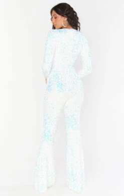 Show Me Your Mumu Martina Wrap Jumpsuit ~ White Sparkle Sequin 17 Show Me Your Mumu Martina Wrap Jumpsuit ~ White Sparkle Sequin -Show Me Your Mumu Sales BF2 5290 IW92 03