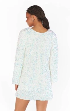Show Me Your Mumu Clarabelle Dress ~ White Sparkle Sequin 16 Show Me Your Mumu Clarabelle Dress ~ White Sparkle Sequin -Show Me Your Mumu Sales BF3 5406 IW92 09
