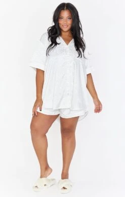 Show Me Your Mumu Slumber PJ Set ~ White Cheetah Silky 24 Show Me Your Mumu Slumber PJ Set ~ White Cheetah Silky -Show Me Your Mumu Sales BM1 0383X WC14 01