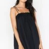 Show Me Your Mumu Angel Mini Dress ~ Black Poplin -Show Me Your Mumu Sales BM1 0416 BK05 01 2
