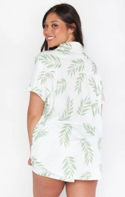 Show Me Your Mumu Sunday Morning Sleep Set ~ Dreamy Palm -Show Me Your Mumu Sales BM1 0418 DP05 01 3