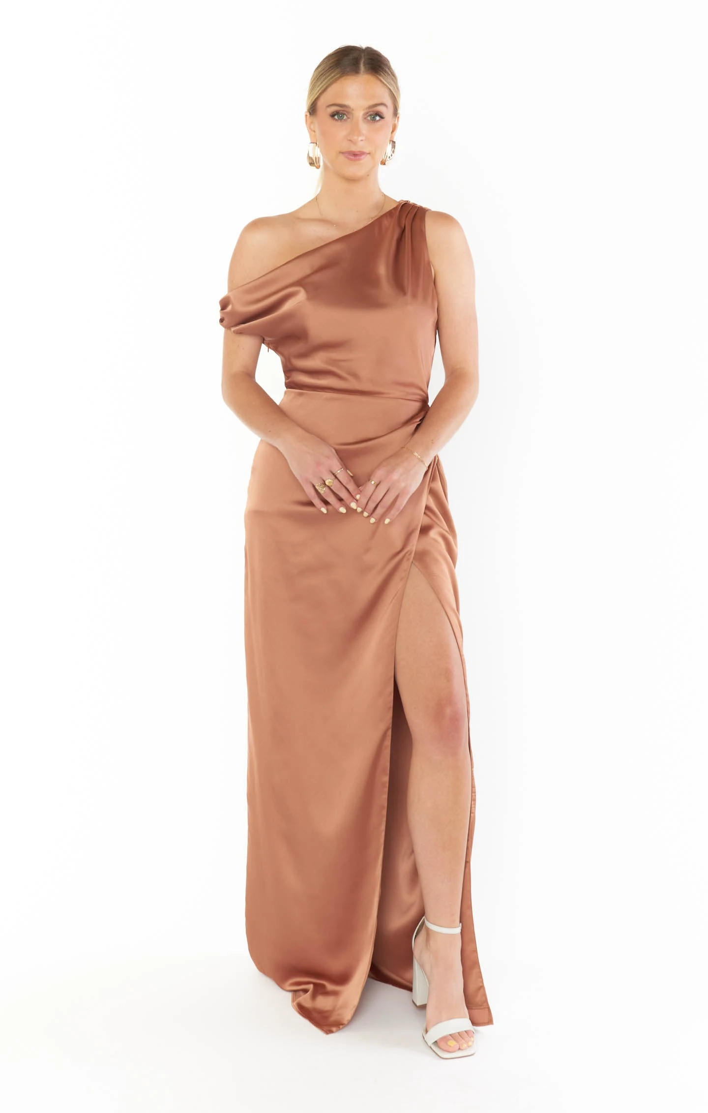 Show Me Your Mumu Jodie Dress ~ Copper Luxe Satin 3 Show Me Your Mumu Jodie Dress ~ Copper Luxe Satin