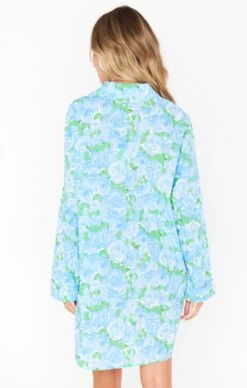 Show Me Your Mumu Johns Button Down Shirt ~ Something Blue Floral -Show Me Your Mumu Sales BS2 0458 SB61 01 1