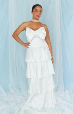 Show Me Your Mumu Katrina Swing Skirt ~ White Taffeta -Show Me Your Mumu Sales BS3 4346 TF77 01