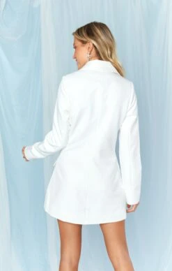 Show Me Your Mumu Save The Date Blazer Dress ~ White Suiting -Show Me Your Mumu Sales BS3 5348 WS08 03