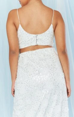 Show Me Your Mumu Love Letter Top ~ Embellished Tulle Floral -Show Me Your Mumu Sales BS3 5353 EM12 03