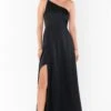 Show Me Your Mumu Shannon One Shoulder Dress ~ Black Luxe Satin 1 Show Me Your Mumu Shannon One Shoulder Dress ~ Black Luxe Satin -Show Me Your Mumu Sales BS3 5356 BK62 01
