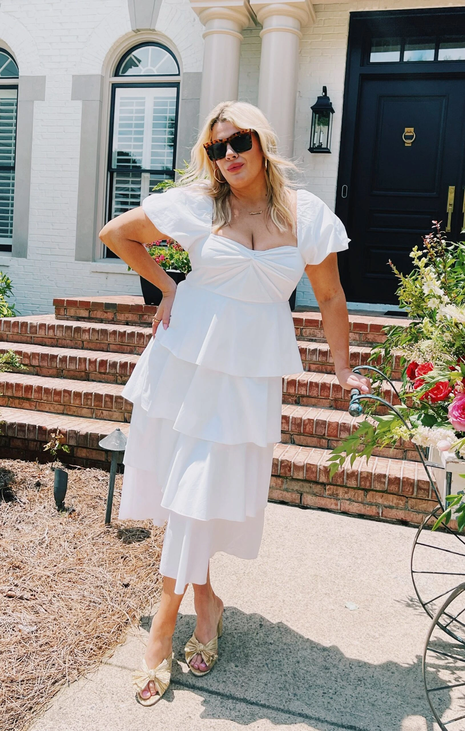 Show Me Your Mumu Va Va Midi Dress ~ White Poplin 4 Show Me Your Mumu Va Va Midi Dress ~ White Poplin - Image 2