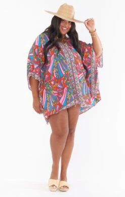 Show Me Your Mumu Peta Tunic ~ Positano Paisley -Show Me Your Mumu Sales CM2 112X ZR54 01