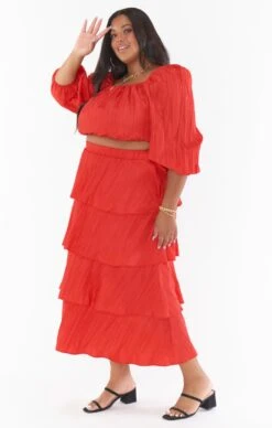 Show Me Your Mumu Full Swing Skirt ~ Candy Red -Show Me Your Mumu Sales CM2 4662X LR66 03 45b6520d c3f0 4fca 8a37 a8620d8d029d