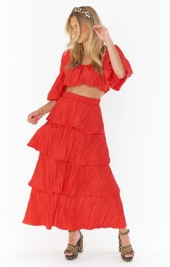 Show Me Your Mumu Full Swing Skirt ~ Candy Red -Show Me Your Mumu Sales CM2 4662 LR66 01 ac23f783 ab46 4b60 bafb c6b545646fe0