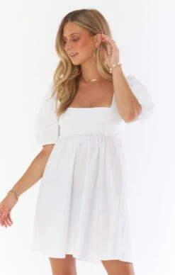 Show Me Your Mumu Amore Dress ~ White Poplin -Show Me Your Mumu Sales CM2 4911 XW05 02 cb1fdcf3 93df 4ec8 a3cf 486901d05d9d