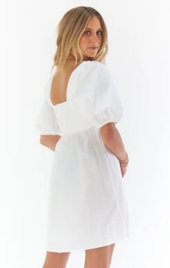Show Me Your Mumu Amore Dress ~ White Poplin -Show Me Your Mumu Sales CM2 4911 XW05 04