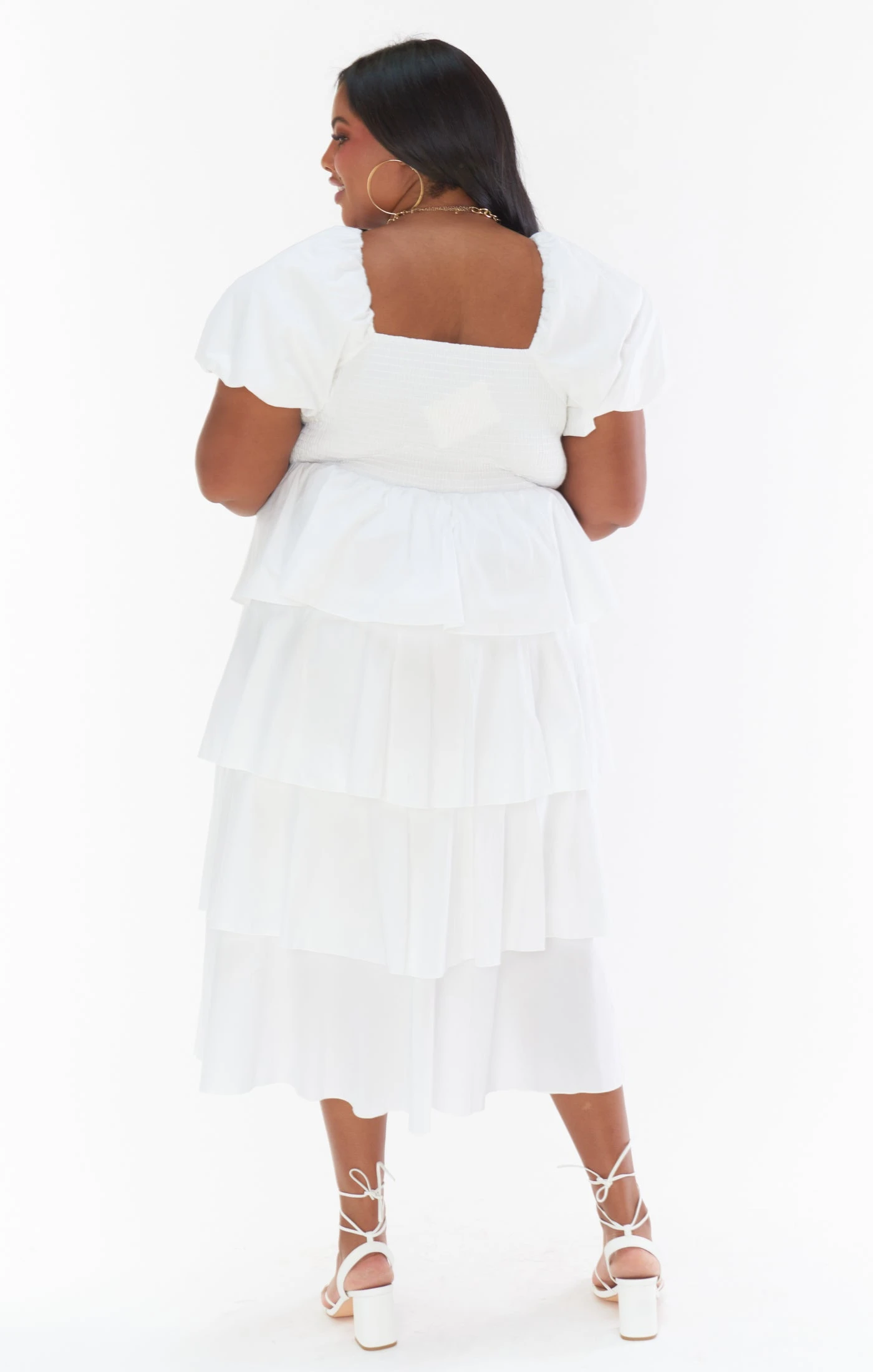 Show Me Your Mumu Va Va Midi Dress ~ White Poplin 13 Show Me Your Mumu Va Va Midi Dress ~ White Poplin - Image 11