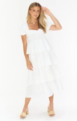 Show Me Your Mumu Va Va Midi Dress ~ White Poplin 29 Show Me Your Mumu Va Va Midi Dress ~ White Poplin -Show Me Your Mumu Sales CM2 5349 XW05 02