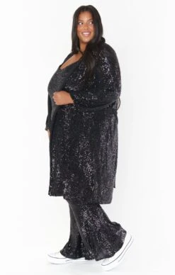Show Me Your Mumu Encore Duster ~ Midnight Glitz Sequins -Show Me Your Mumu Sales CMR2 4994 TB92 02