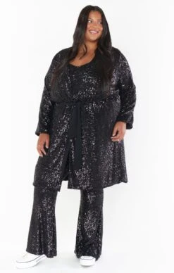 Show Me Your Mumu Encore Duster ~ Midnight Glitz Sequins -Show Me Your Mumu Sales CMR2 4994 TB92 04