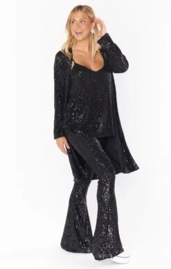 Show Me Your Mumu Encore Duster ~ Midnight Glitz Sequins -Show Me Your Mumu Sales CMR2 4994 TB92 06
