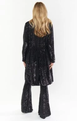Show Me Your Mumu Encore Duster ~ Midnight Glitz Sequins -Show Me Your Mumu Sales CMR2 4994 TB92 07