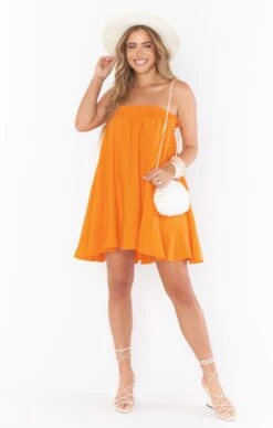 Show Me Your Mumu Around The World Dress ~ Orange Linen 14 Show Me Your Mumu Around The World Dress ~ Orange Linen -Show Me Your Mumu Sales CMR2 5413 JK56 01