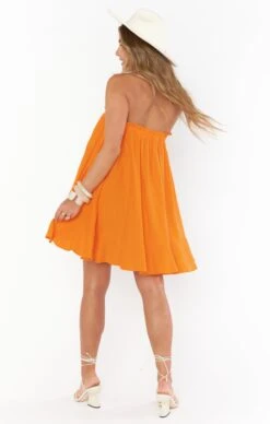 Show Me Your Mumu Around The World Dress ~ Orange Linen 16 Show Me Your Mumu Around The World Dress ~ Orange Linen -Show Me Your Mumu Sales CMR2 5413 JK56 04