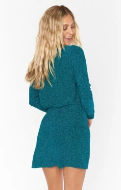 Show Me Your Mumu Stage Skort Dress ~ Aqua Shimmy Shine -Show Me Your Mumu Sales CMR2 5447 AQ55 07