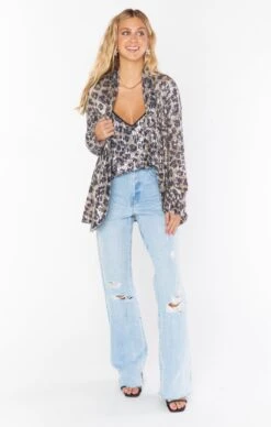 Show Me Your Mumu Backstage Blazer ~ Cheetah Sequin -Show Me Your Mumu Sales CMR2 5571 CH92 06
