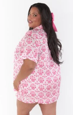 Show Me Your Mumu Daydreaming PJ Set ~ Pinck Teagan Floral -Show Me Your Mumu Sales CMS3 5667 PT09 03