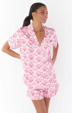 Show Me Your Mumu Daydreaming PJ Set ~ Pinck Teagan Floral -Show Me Your Mumu Sales CMS3 5667 PT09 10