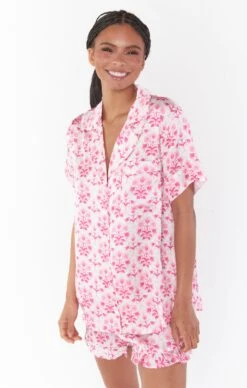 Show Me Your Mumu Daydreaming PJ Set ~ Pinck Teagan Floral -Show Me Your Mumu Sales CMS3 5667 PT09 11