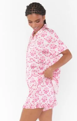 Show Me Your Mumu Daydreaming PJ Set ~ Pinck Teagan Floral -Show Me Your Mumu Sales CMS3 5667 PT09 12