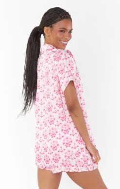 Show Me Your Mumu Daydreaming PJ Set ~ Pinck Teagan Floral -Show Me Your Mumu Sales CMS3 5667 PT09 13
