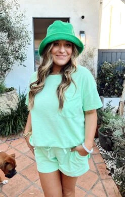 Show Me Your Mumu Easy Livin Set ~ Green Melon Terry -Show Me Your Mumu Sales D3D64F24 5B3C 498F 8063 9D4DD791A5A0