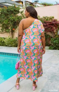 Show Me Your Mumu Christie Maxi Dress ~ Barbie™ Party Wave -Show Me Your Mumu Sales DSC 1807