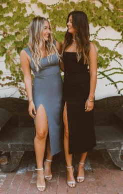 Show Me Your Mumu Eden Midi Dress ~ Black Stretch -Show Me Your Mumu Sales DSC 2440 1