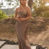 Show Me Your Mumu Taylor Tube Maxi Dress ~ Dune Luxe Satin -Show Me Your Mumu Sales DSC 3696