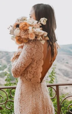 Show Me Your Mumu Natalie Maxi Dress ~ Champagne Forever Lace