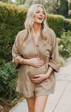 Show Me Your Mumu Horton Romper ~ Khaki -Show Me Your Mumu Sales DSC 7610